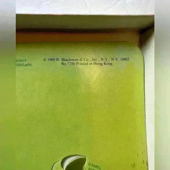 Vintage Christmas Manger Set Nativity Cardboard Cut Out Stand Up - Complete - Picture 4 of 5